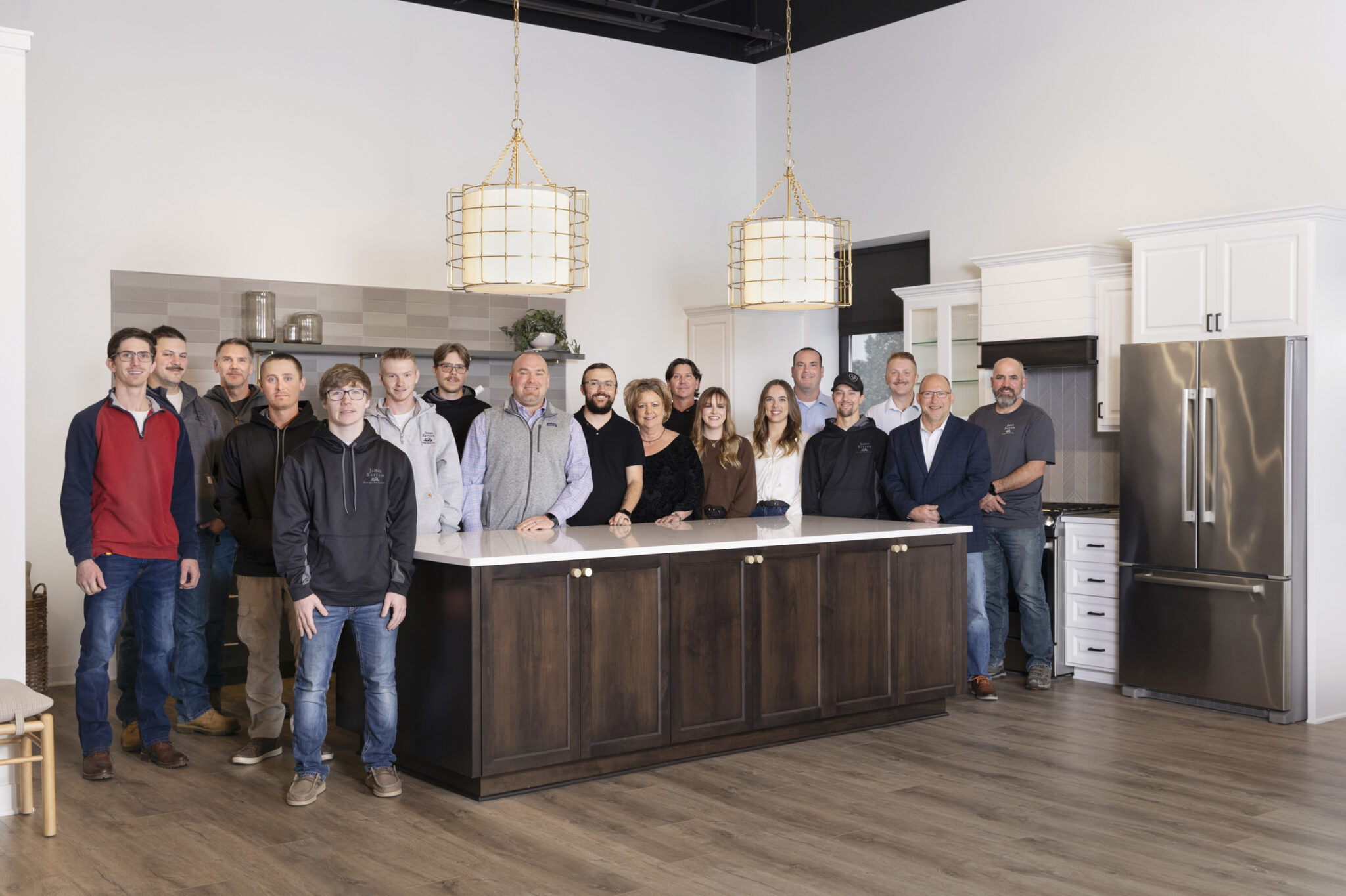 JBDB team at their remodeling showroom