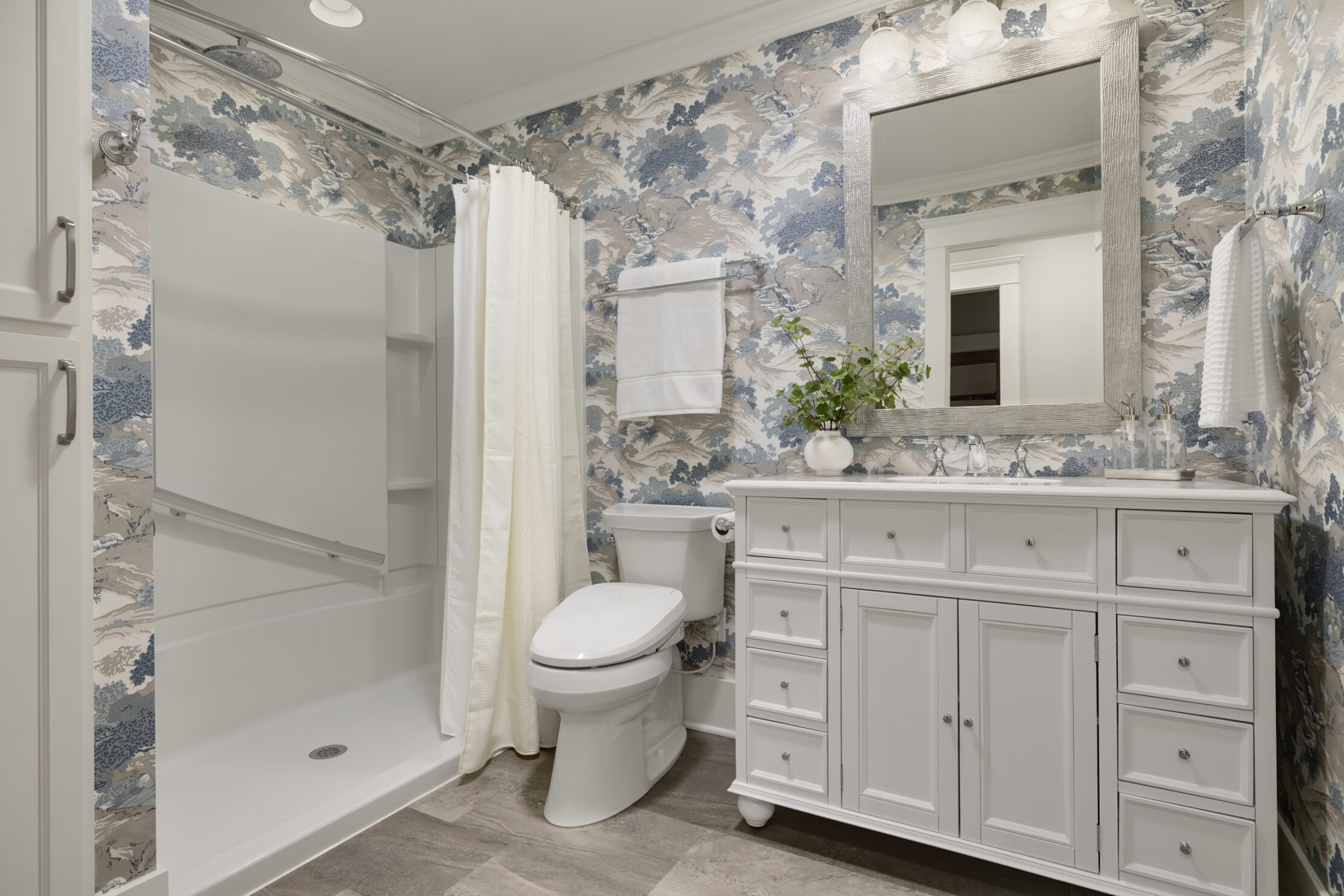 High end, luxury bathroom remodel from James Barton Design Build in Minneapolis